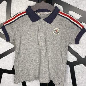 Toddler boys Moncler polo shirt and shorts set